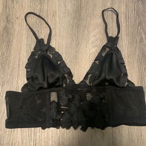 Victoria’s Secret Longline Lace and Mesh Bralette